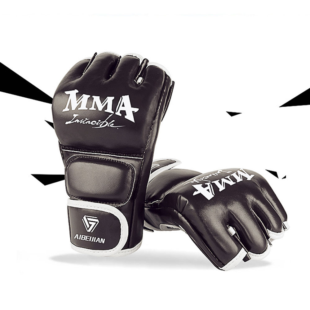주식회사 반디 MMA 오픈핑거 이종격투기 복싱 스파링 장갑 글러브, MMA글러브, 블랙