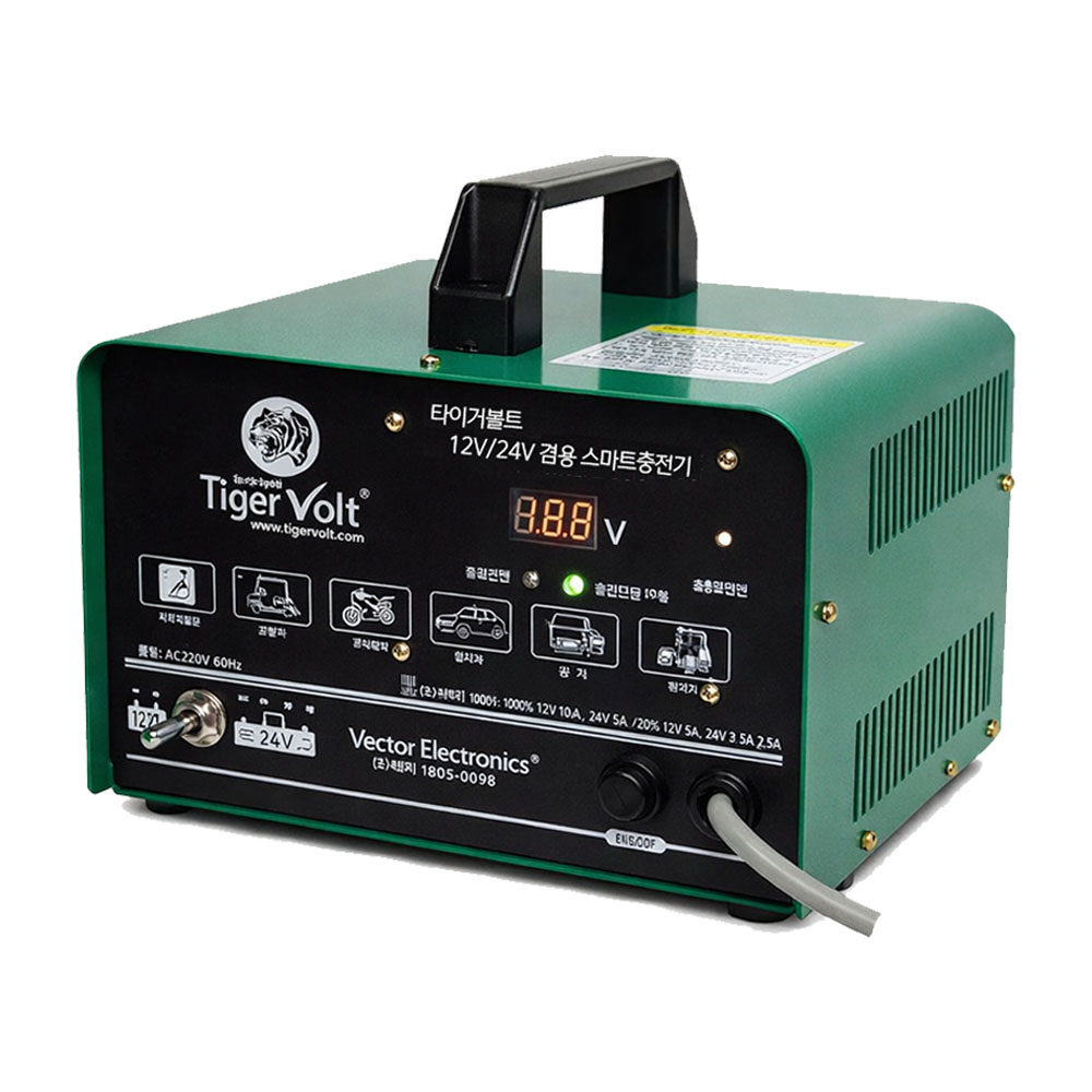 타이거볼트 급속 배터리 충전기 DAC-V650-12V/24V, 1개 가격 추이 타이거볼트 급속 배터리 충전기 DAC-V650-12V/24V, 1개 - 최저가 263,200원
