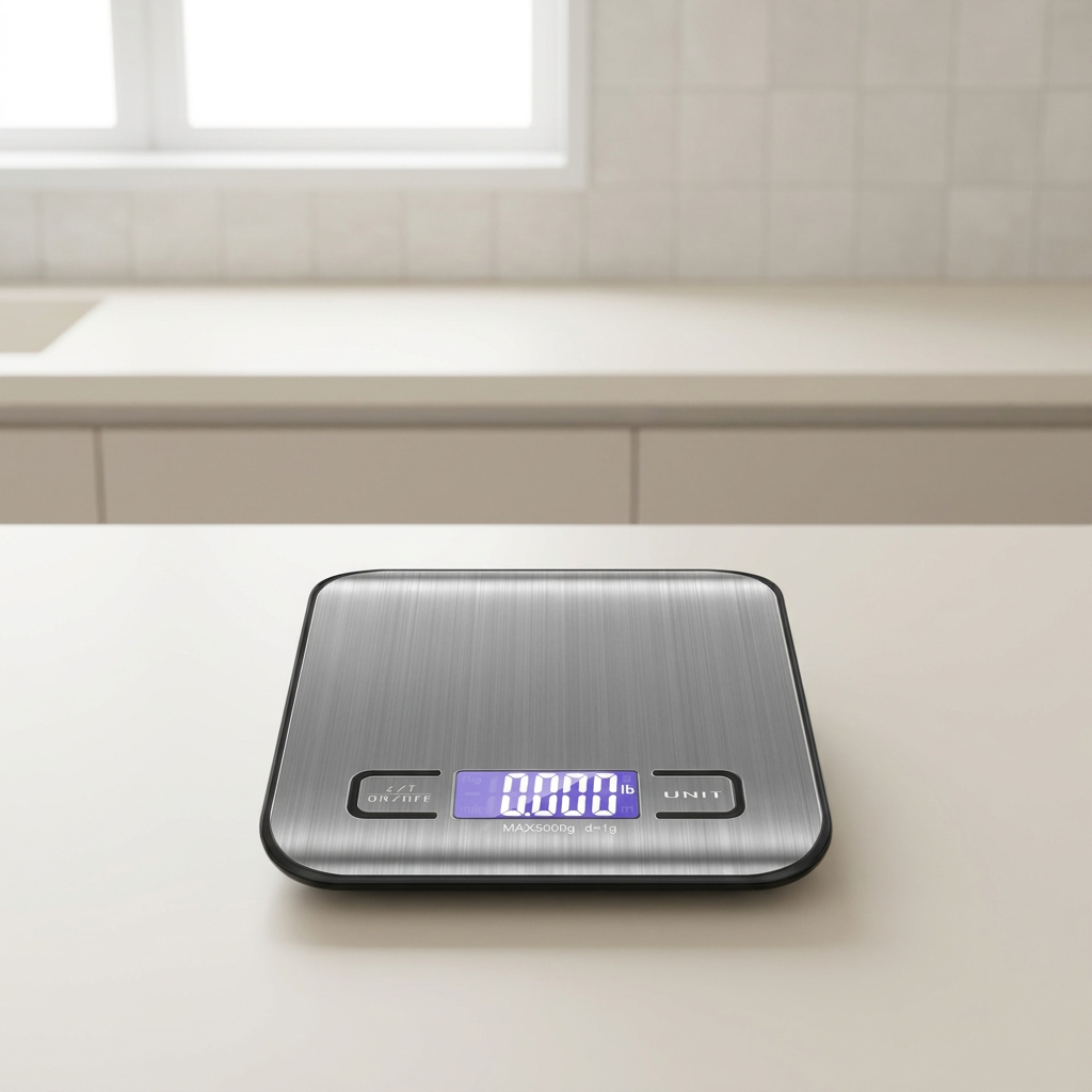 디지털 주방용 전자저울, SAYKG0237, 실튼실버, 5kg, 1개
