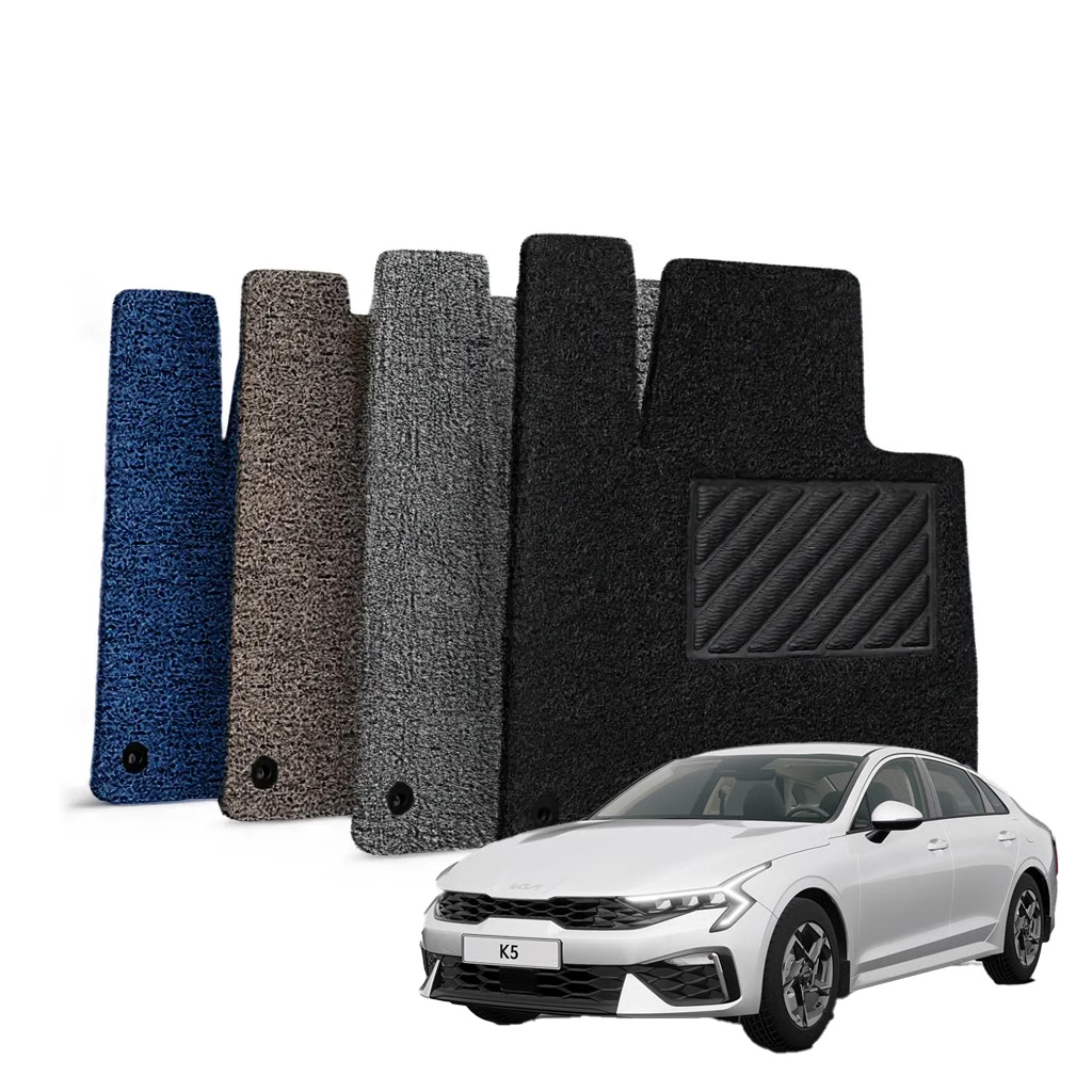브로브 자동차 코일 카매트, 블랙, K5, 2열 매트고리 무, 10년4월~15년7월