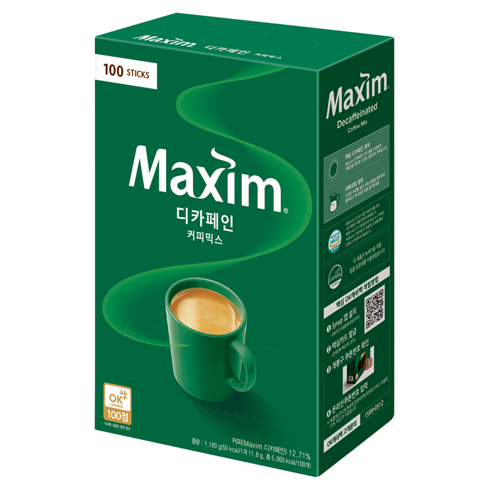 동서식품 맥심 디카페인 커피믹스, 100개 가격 추이 주식회사공단유통 동서식품 맥심 디카페인 커피믹스, 100개 - 최저가 19,160원