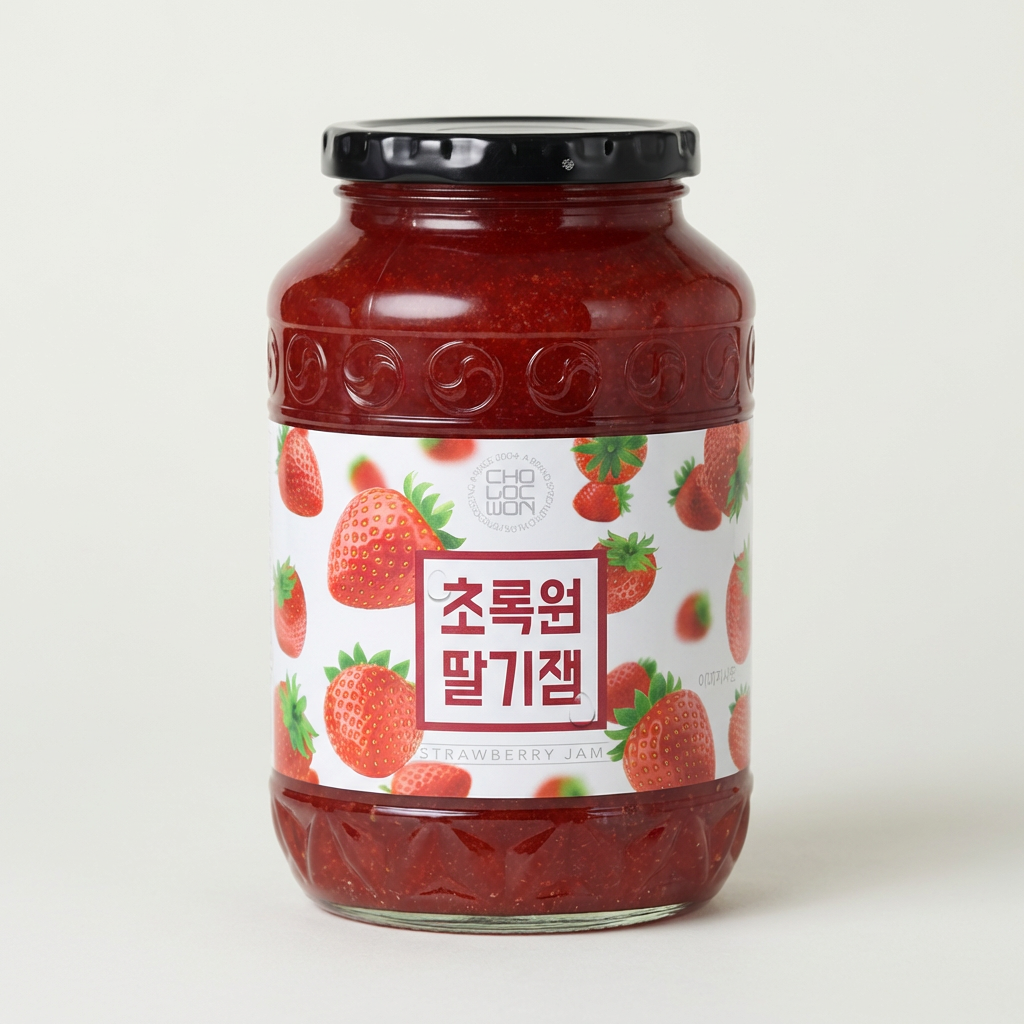 초록원 딸기잼, 1kg, 2개