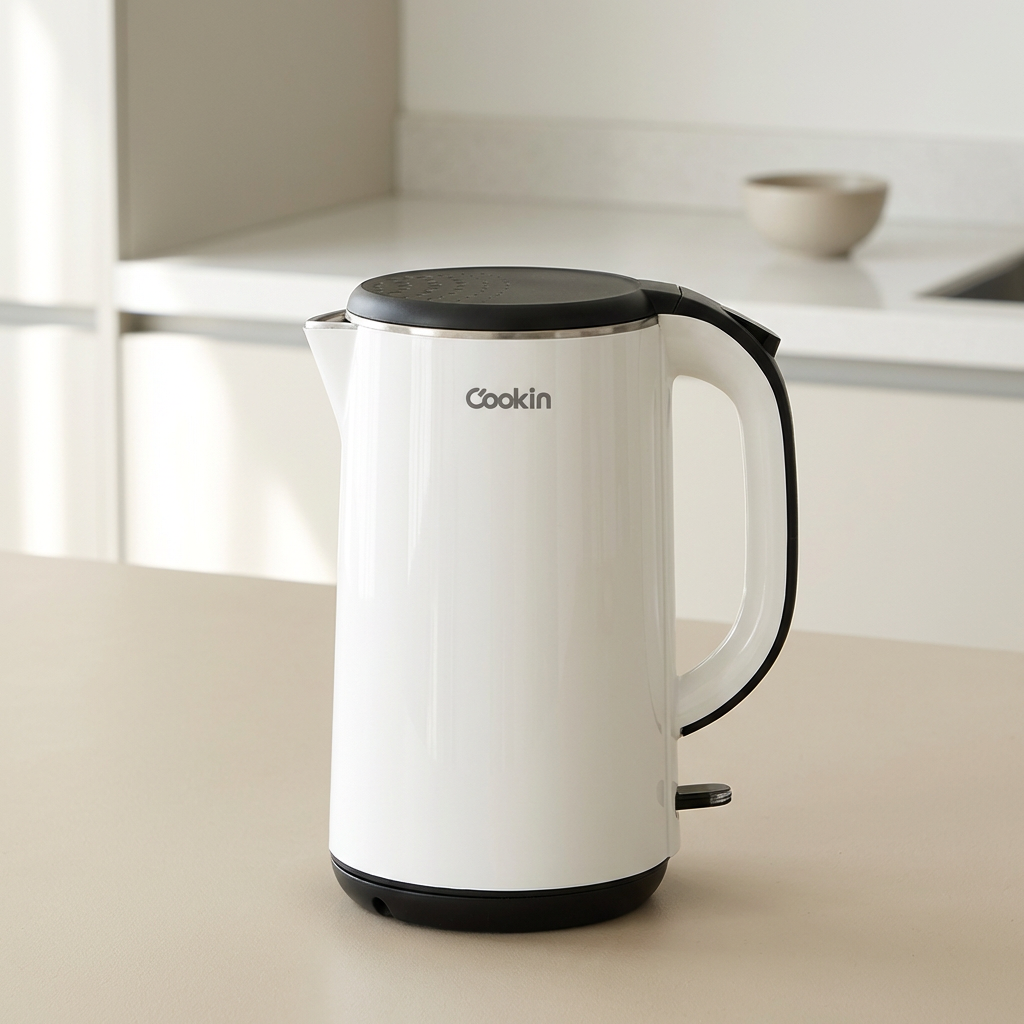 키친플라워 쿠킨 점보 이중 단열 전기포트 KEK-GB1830DCP, 1.8L, 1개