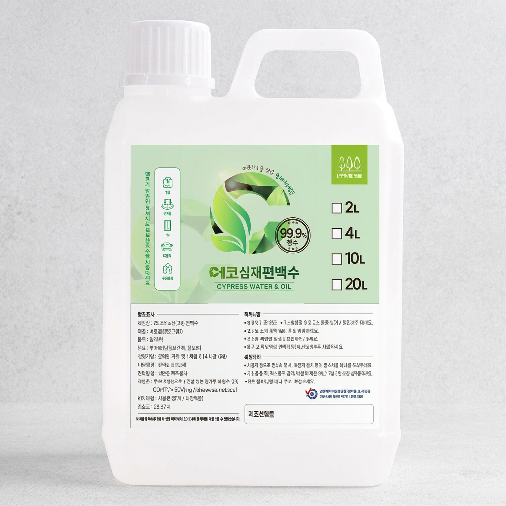 차씨네 보성다원 에코심재편백수, 20L, 1개