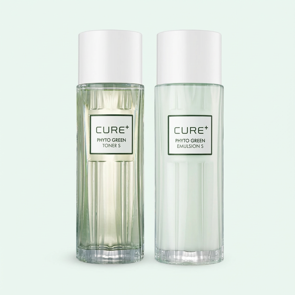 김정문알로에 큐어 피토 그린 토너S, 130ml, 1개 + 에멀전S, 130ml, 1개