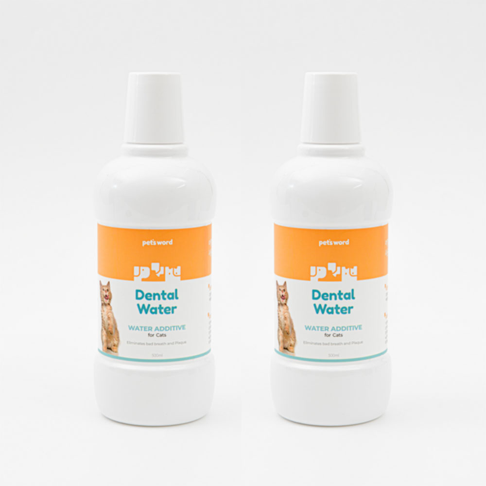 petsword 고양이 덴탈 워터, 500ml, 2개
