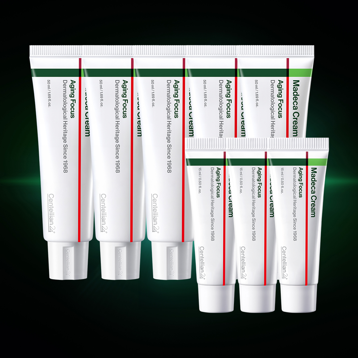 센텔리안24 마데카 크림 에이징 포커스, 50ml 5개 + 15ml 3개, 1세트
