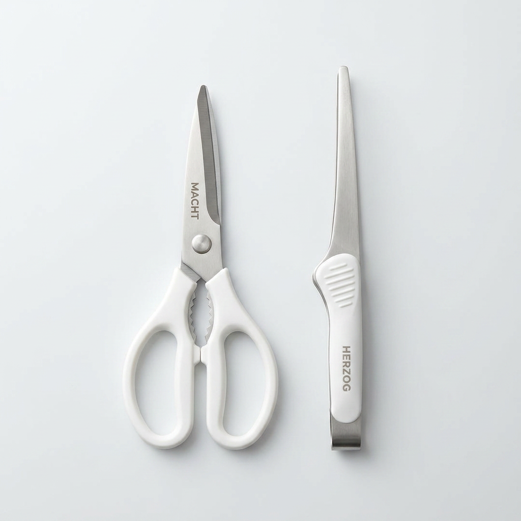 마흐트 롱바디 파흐만 가위+BBQ 집게 세트, Silver, 2세트