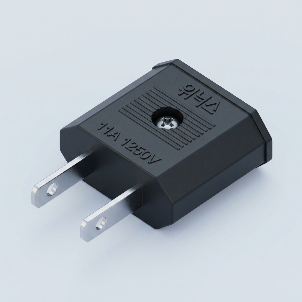 여행용 돼지코 어댑터, 220V-110V, 3개