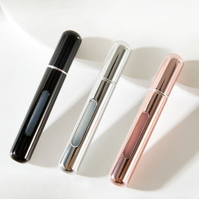 향수공병 펌핑식, 유광실버, 8ml, 1개