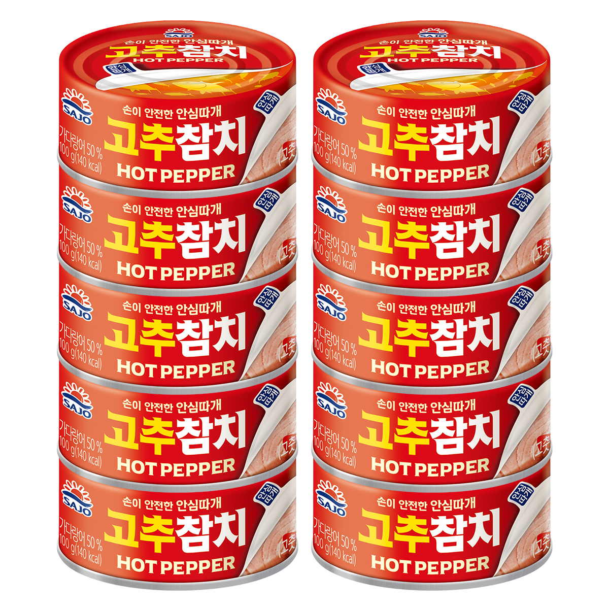 사조 고추참치, 100g, 10개