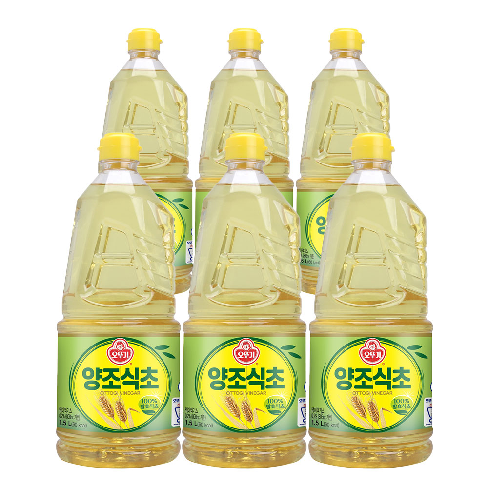 오뚜기 오뚜기 양조식초, 1.5L, 6개