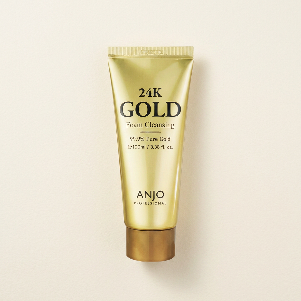 앙쥬 24K 골드 폼클렌징, 100ml, 10개