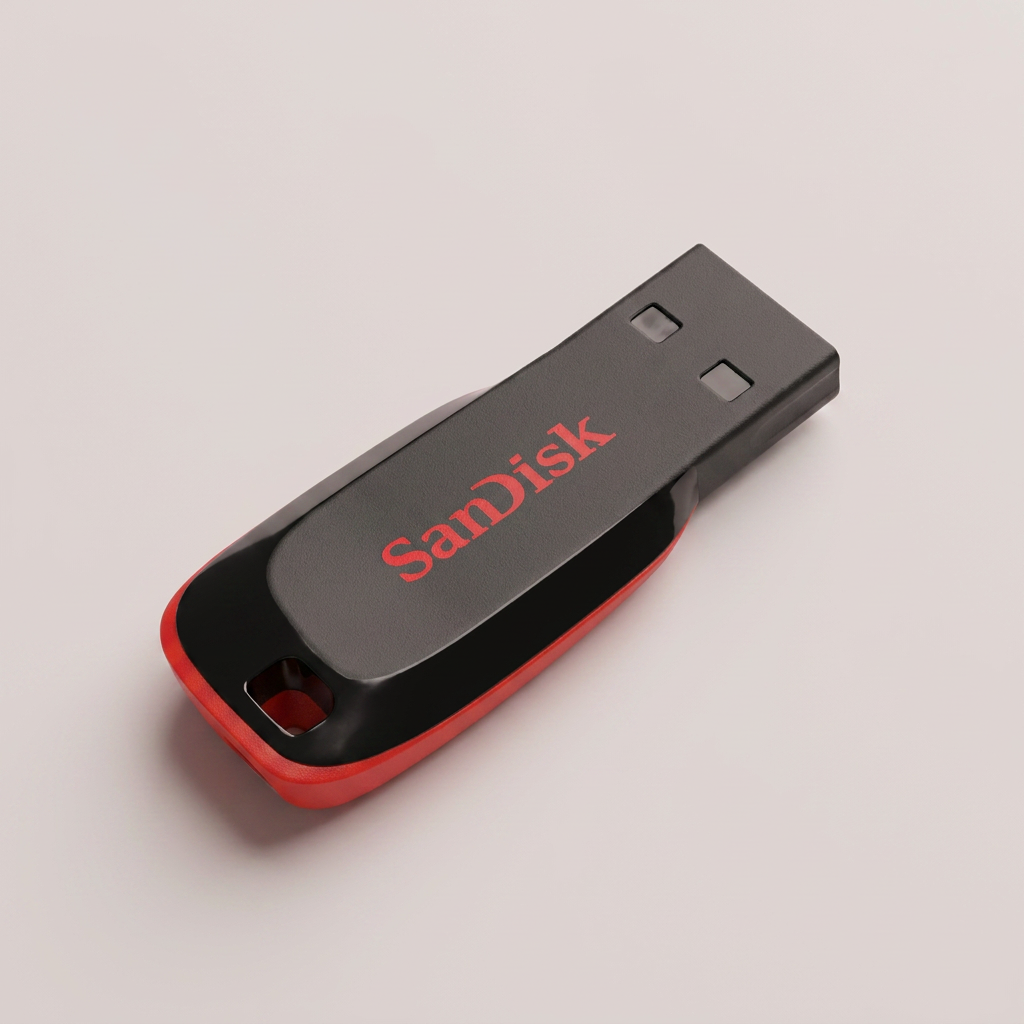 샌디스크 Cruzer Blade USB 메모리, CZ50, 64GB, USB 2.0, 1개