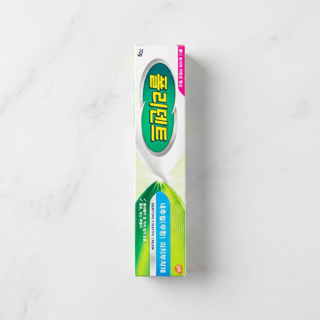 폴리덴트 내추럴 무향 의치부착제, 1개