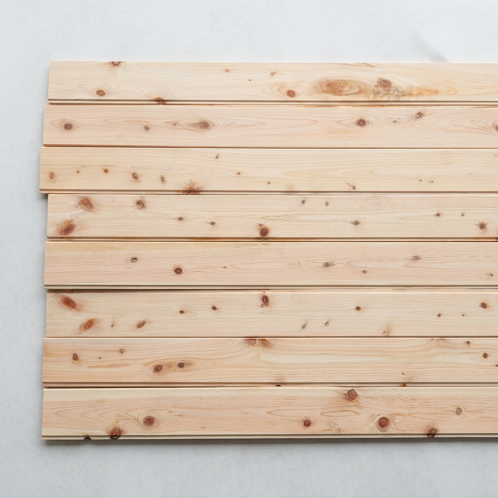 퍼스트 우드 히노끼루바 편백루바, 유절, 1단, 10x100x2400, 8개