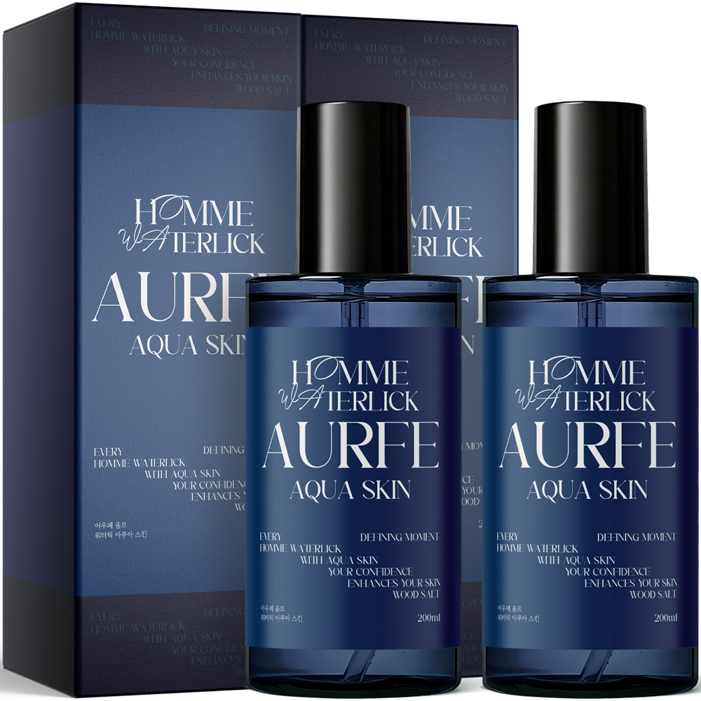 아우페 옴므 워터릭 아쿠아스킨, 200ml, 2개입