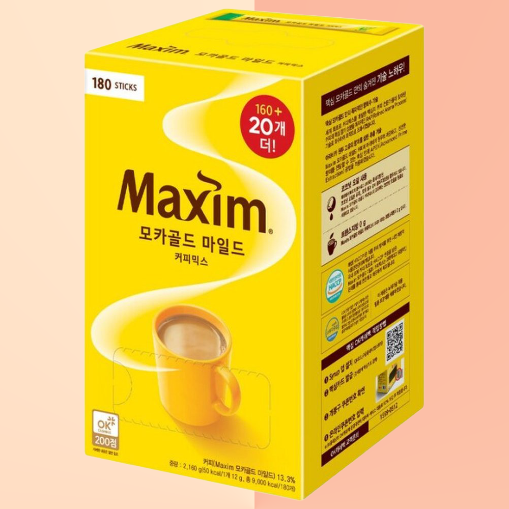 맥심 모카골드 마일드 커피믹스, 12g, 180개입, 1개 가격 비교 주식회사공단유통 맥심 모카골드 마일드 커피믹스, 12g, 180개입, 1개