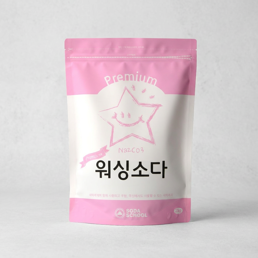 소다스쿨 워싱소다, 2kg, 2개