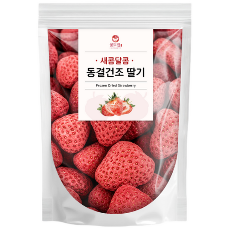 주식회사 펠리온(Felion) 굳드림 동결건조 딸기, 200g, 1개
