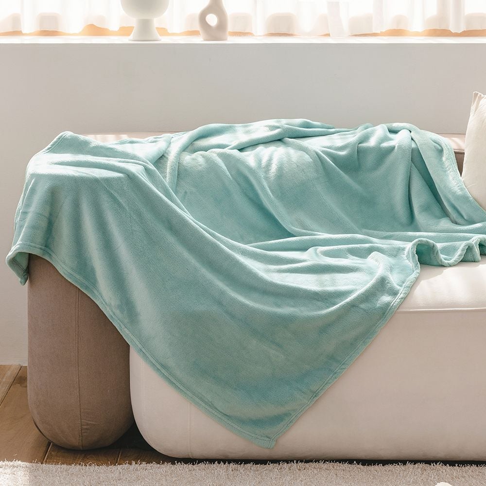 Daily Microfiber Blanket 극세사 담요, 그레이, 100x160cm