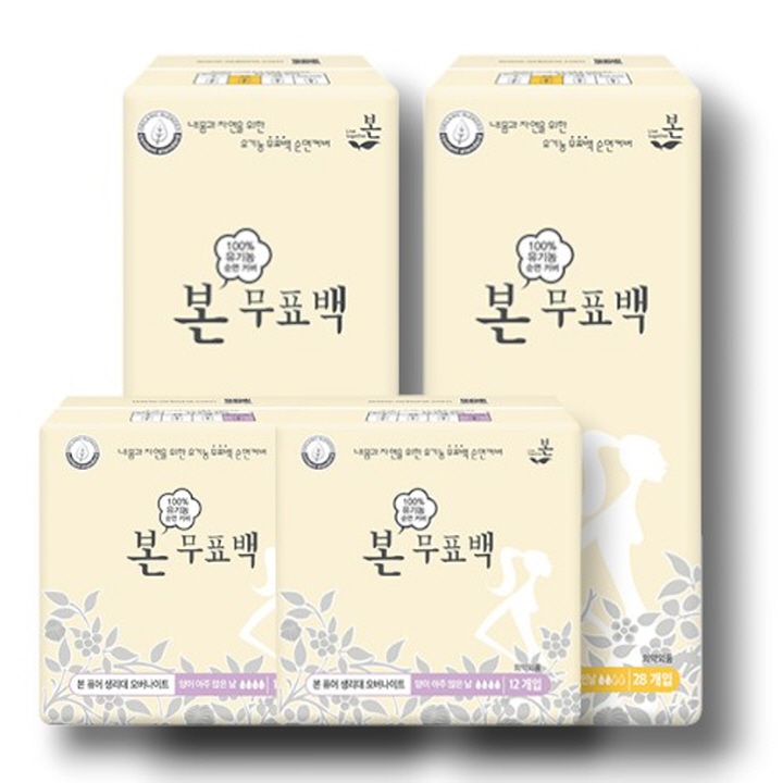 유기농본 무표백 생리대, 오버나이트, 10개입, 5팩 가격 추이 유기농본 무표백 생리대, 오버나이트, 10개입, 5팩 - 최저가 7,600원