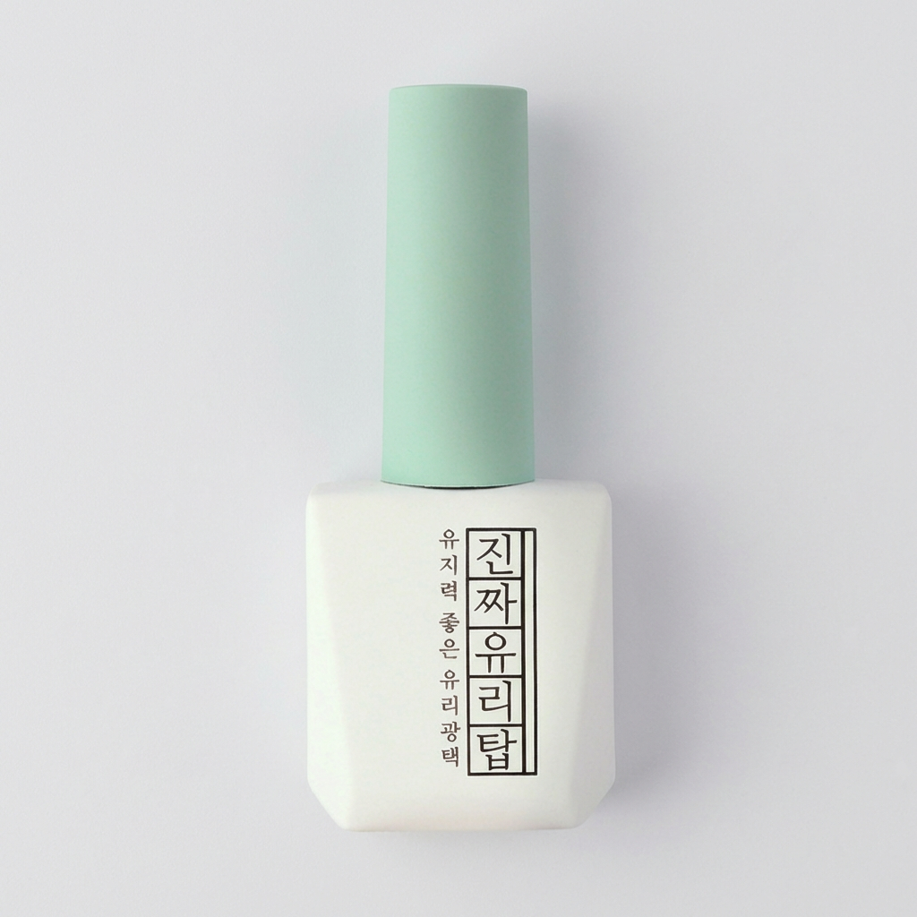 모스티브 진짜 유리탑 젤네일 탑젤, 투명, 12g, 1개