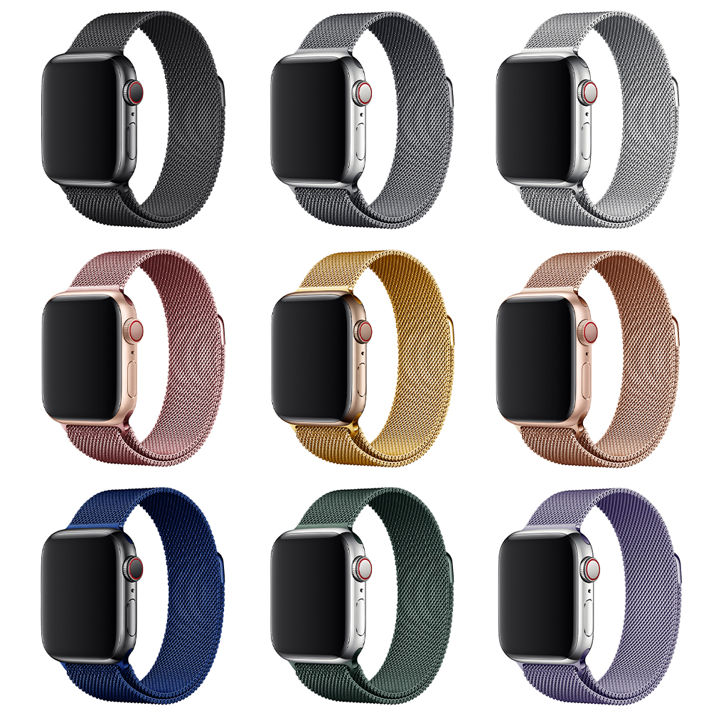 스메르 애플워치 밀레니즈 루프 스트랩, 블루, 38/40/41mm, 1개