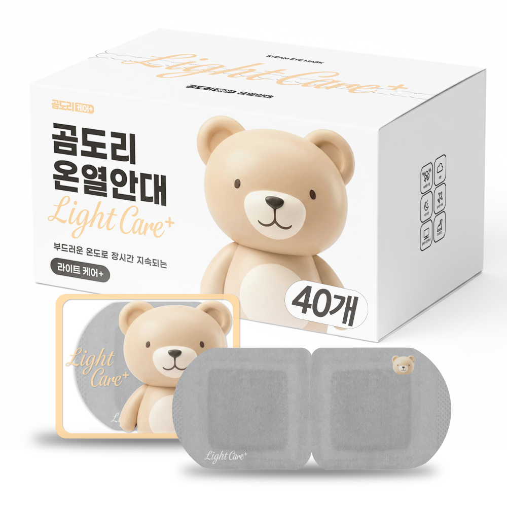 주식회사 디스이즈 곰도리 온열안대 라이트 케어 플러스, 40개입, 1개