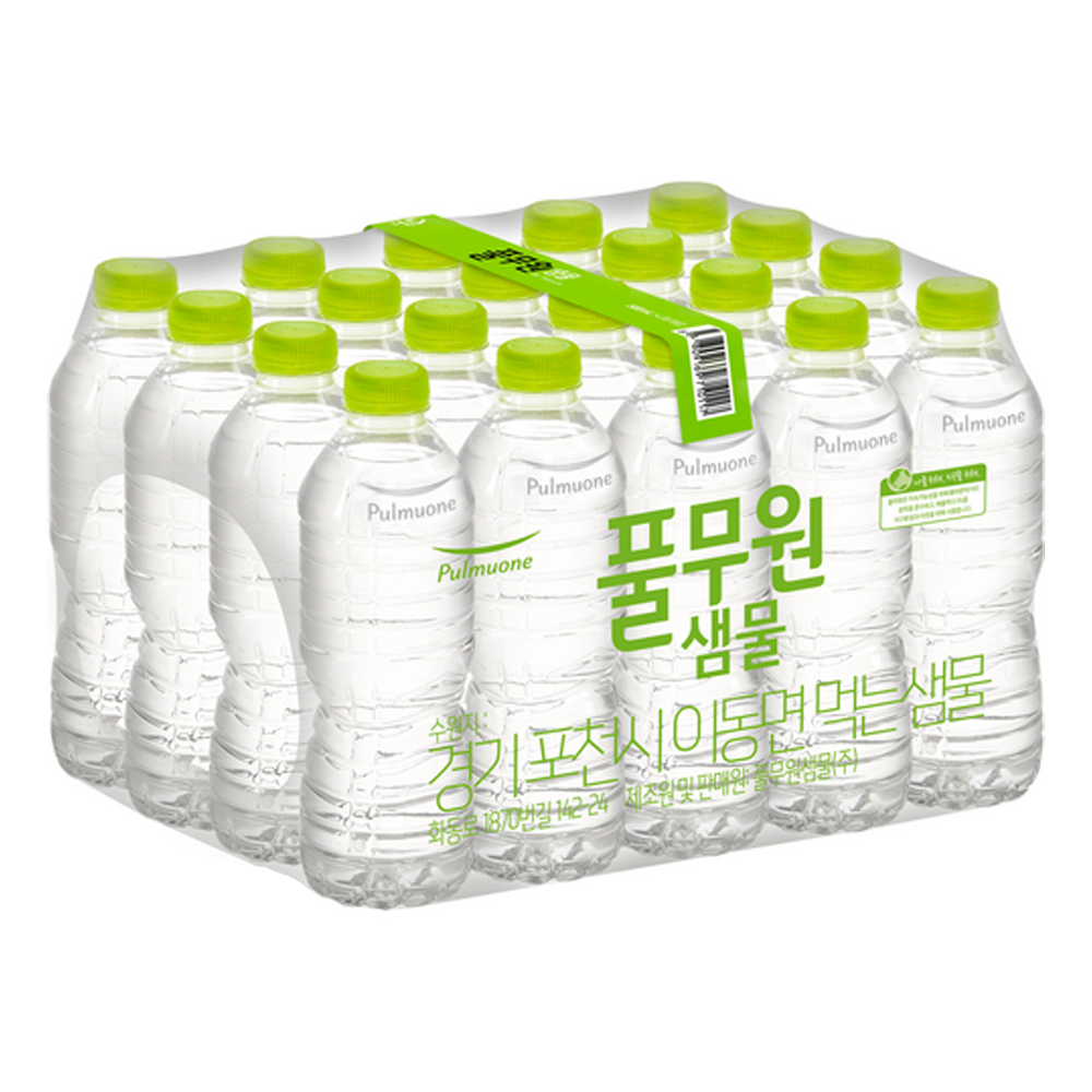 (주)쇼우몰 풀무원샘물 라벨랜덤, 500ml, 20개