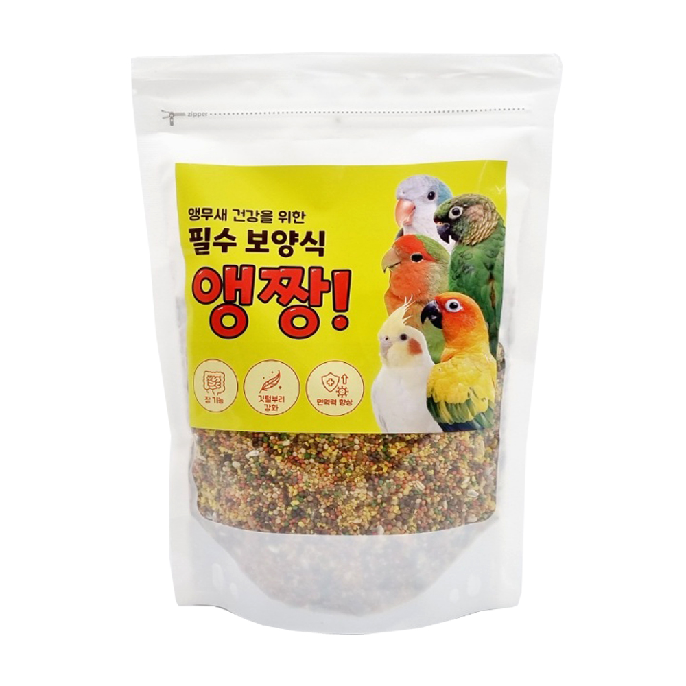 애니몰파크 앵짱 앵무새 필수 영양 주식, 1kg, 1개