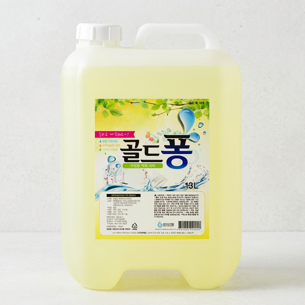 더푸룸 고농축 주방세제 골드퐁, 13L, 1개