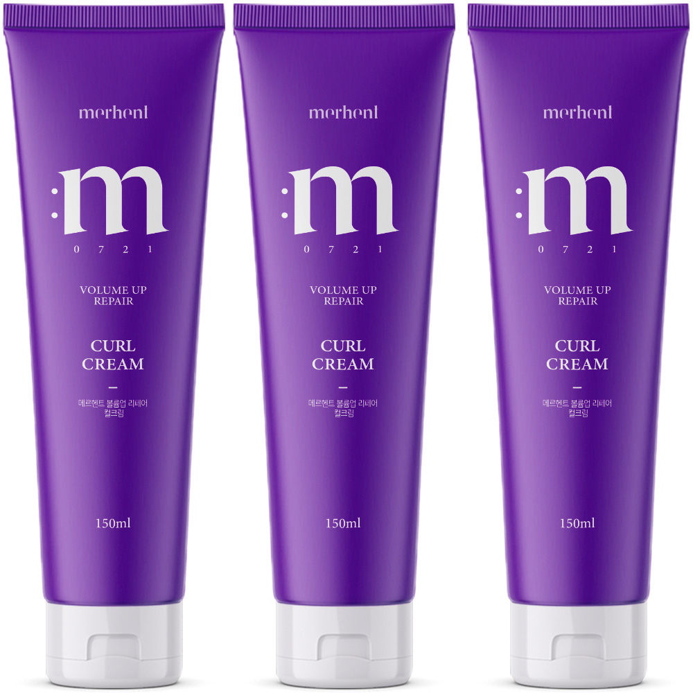 디에스엠인터내셔널주식회사 메르헨트 볼륨업 리페어 컬크림, 150ml, 3개