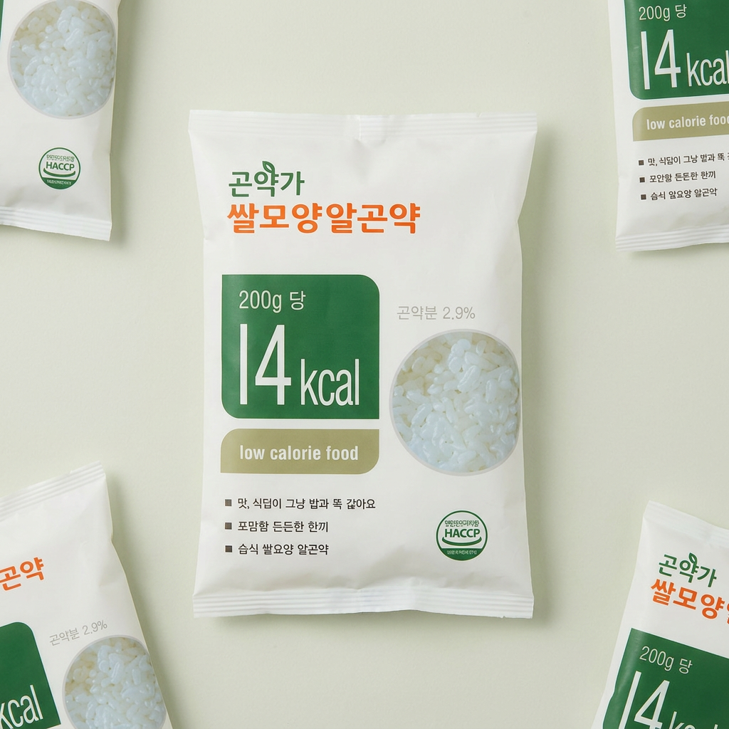 곤약가 쌀모양 알곤약, 200g, 30개
