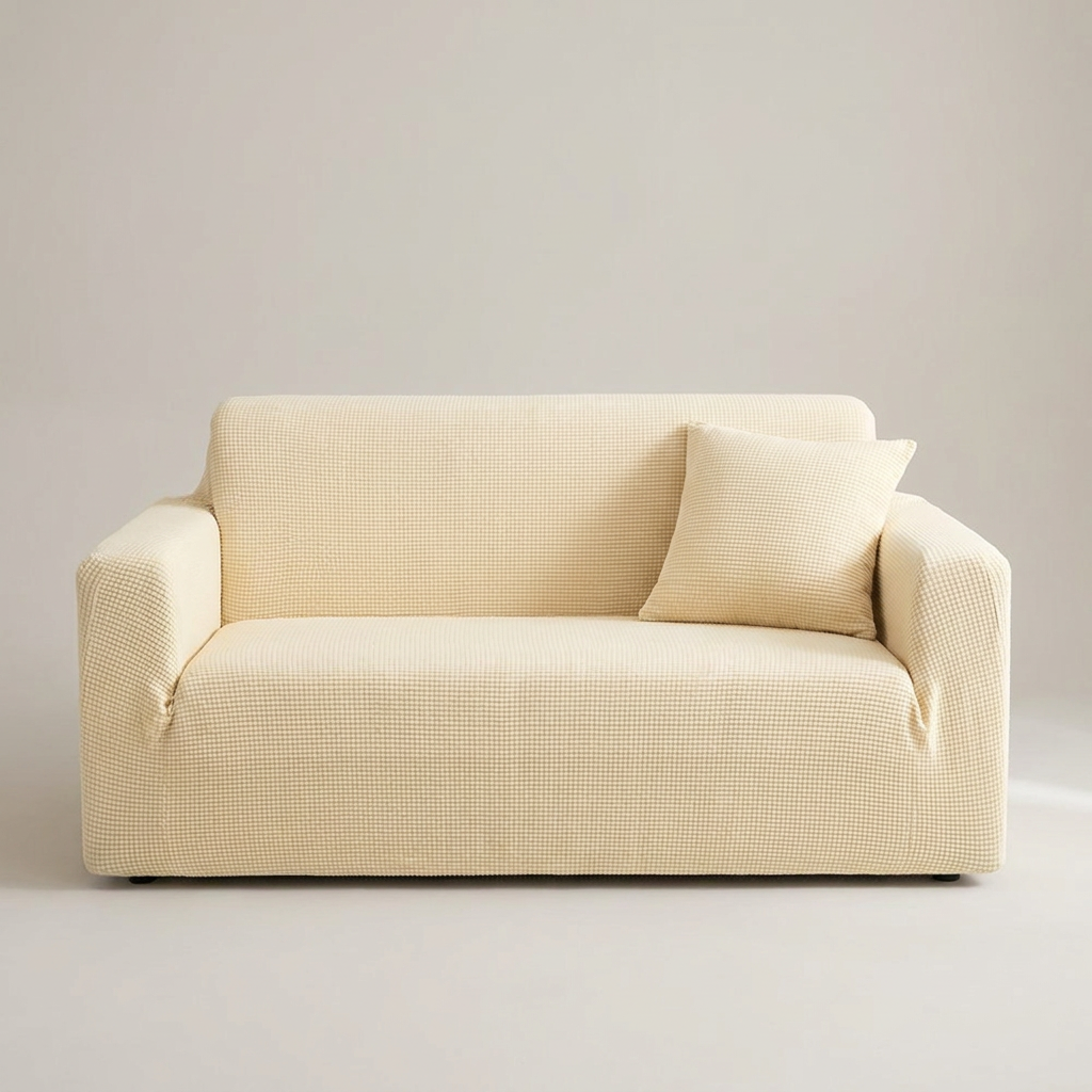 쇼파커버 카우치 소파커버, 아이보리, 180~220cm, 1개