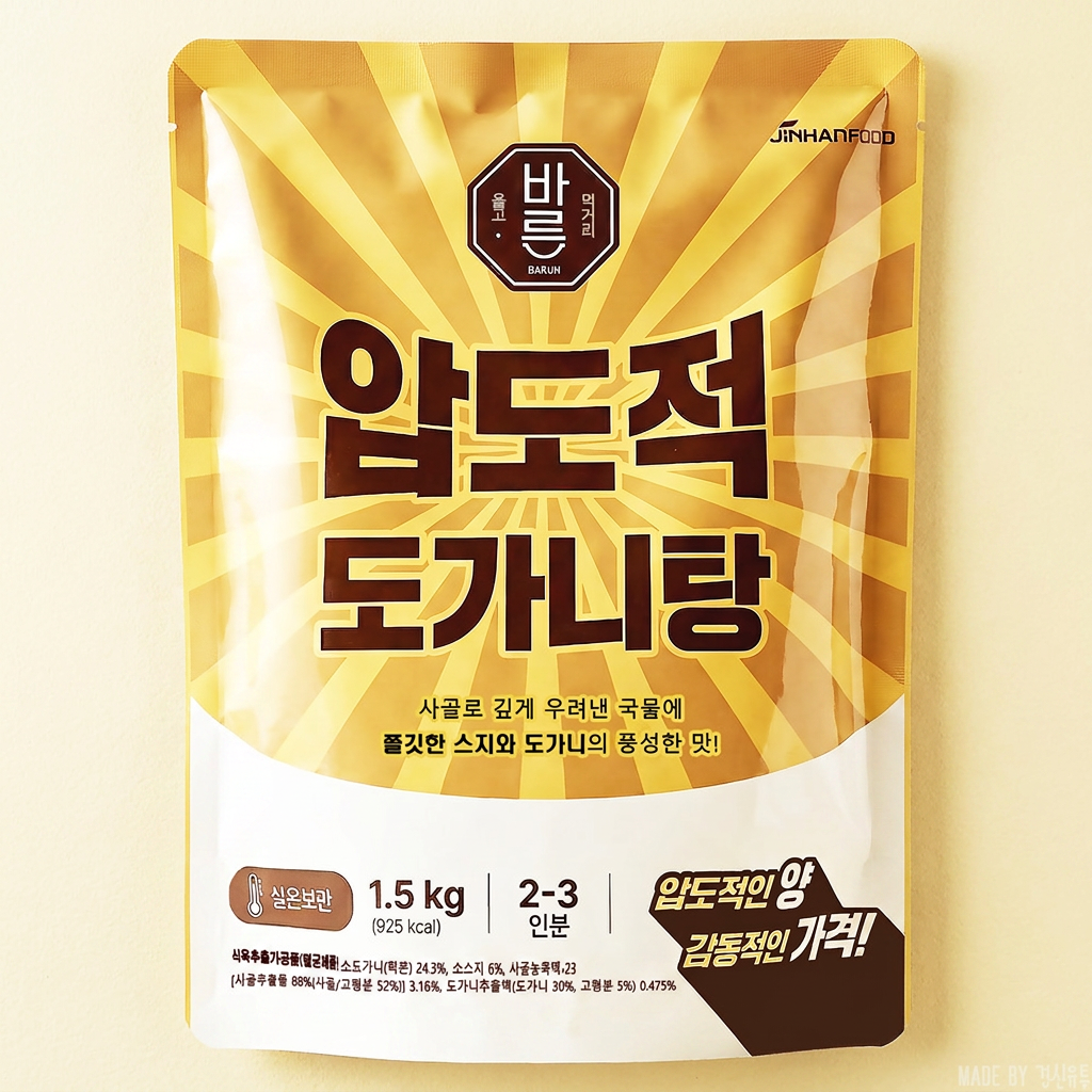 진한식품 바른 압도적 도가니탕, 1.5kg, 1개