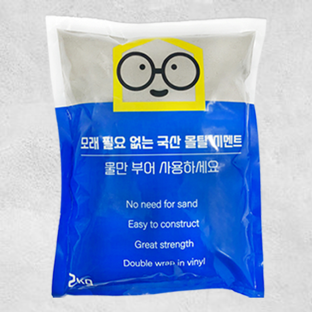 철물팩토리 몰탈 시멘트, 2kg, 1개