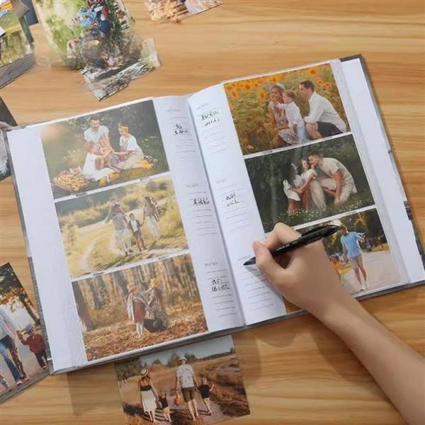 메모하는 앨범 4x6 300장 사진첩 성장앨범 아기앨범, 핑크