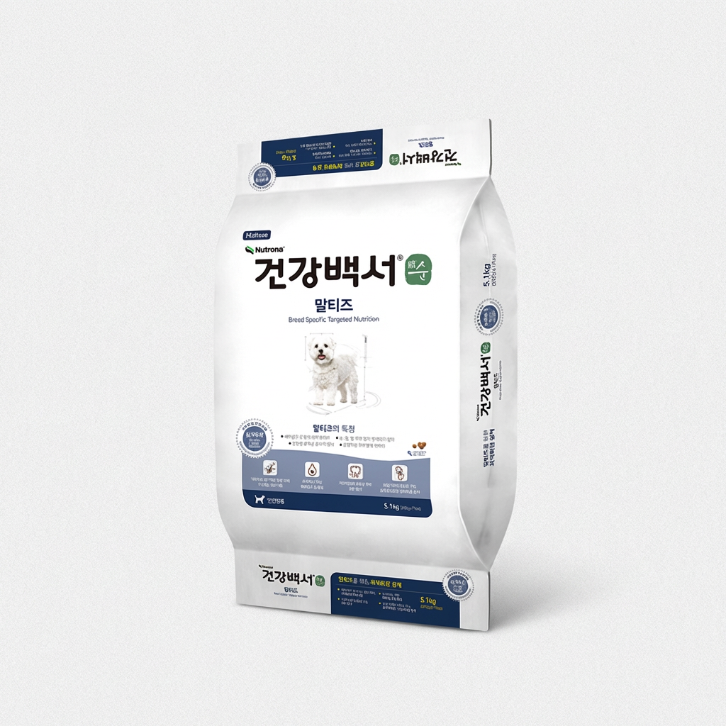 뉴트리나 건강백서 순 말티즈, 닭, 5.1kg, 1개