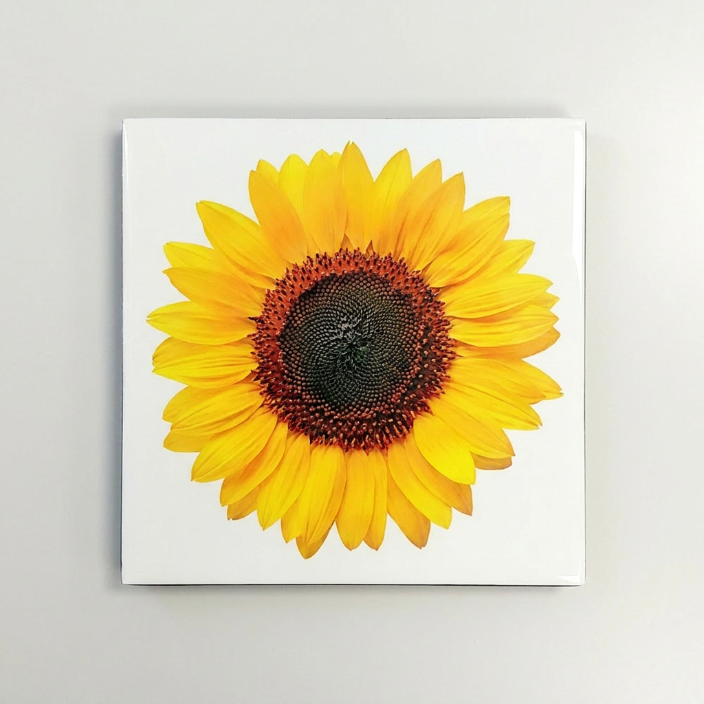 해바라기액자, 소형, 9x9cm, 풍요