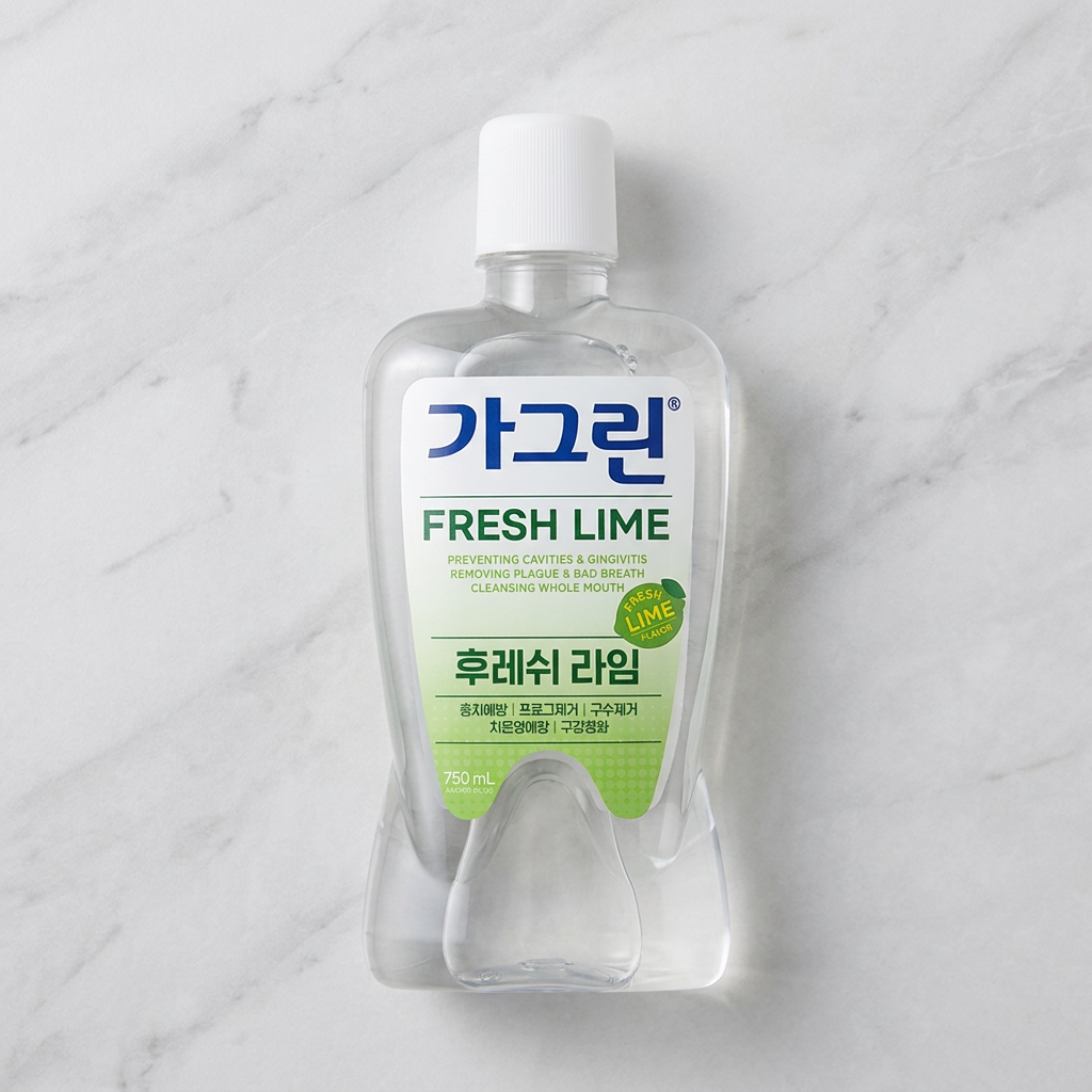 가그린 후레쉬라임, 750ml, 4개