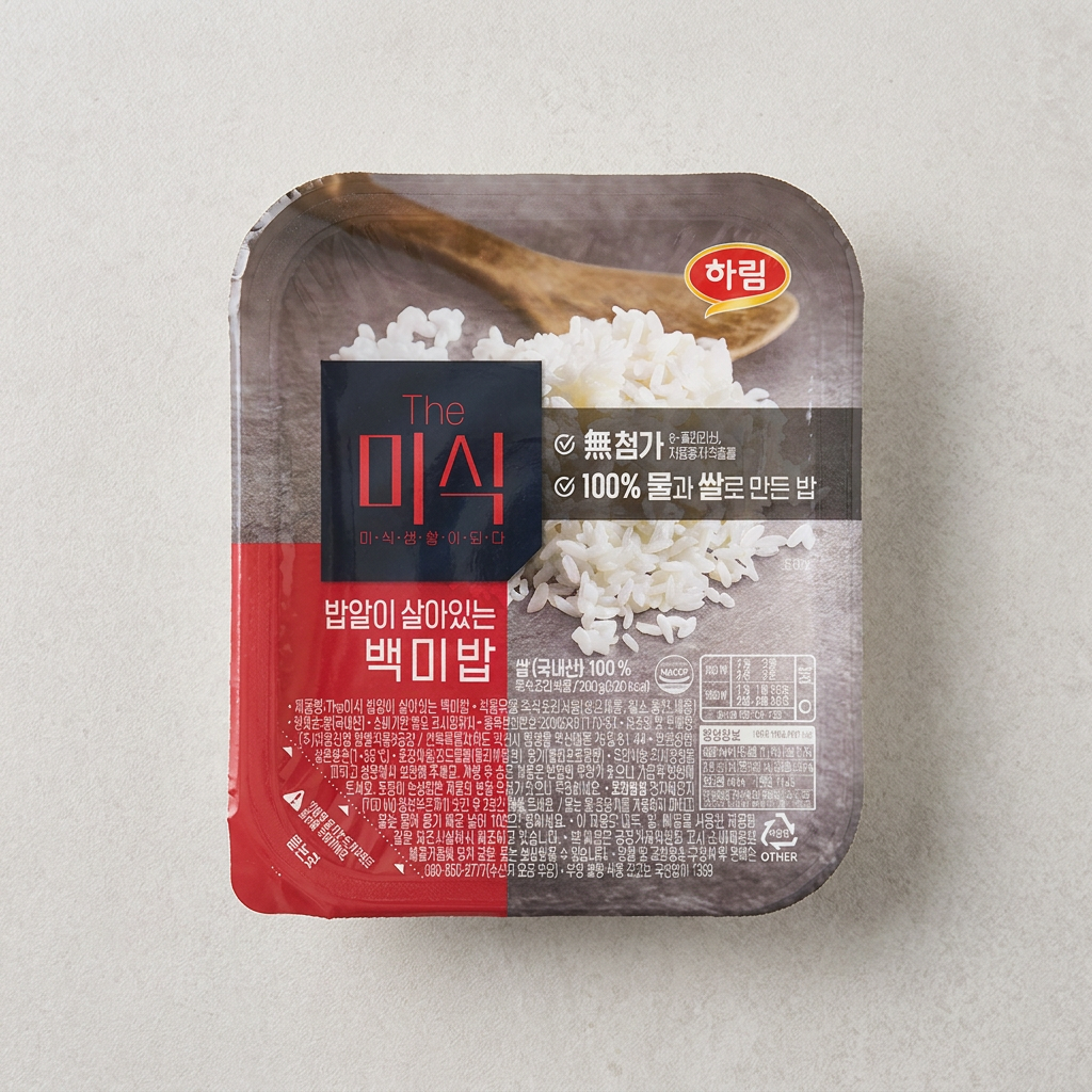 더 미식 밥알이 살아있는 백미밥, 200g, 24개