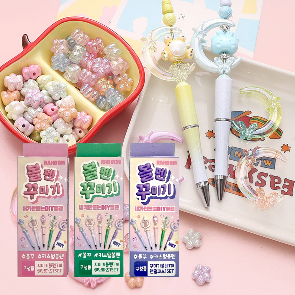 미정아트 랜덤 볼펜 꾸미기, 랜덤색상, 1세트 가격 비교 다인유통 미정아트 랜덤 볼펜 꾸미기, 랜덤색상, 1세트