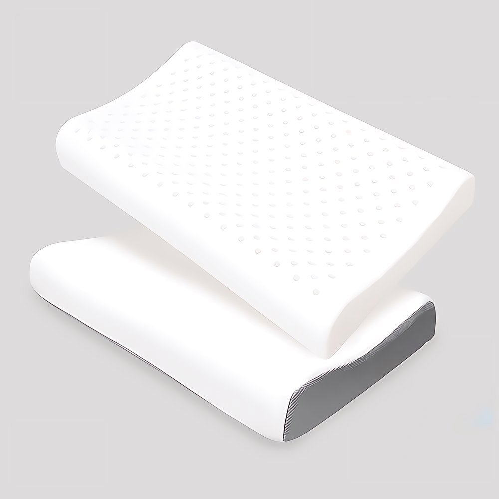 주식회사 아들러 세븐맘 천연라텍스 베개, 화이트, 소형 44x27x6cm, 라텍스 100%, 1개