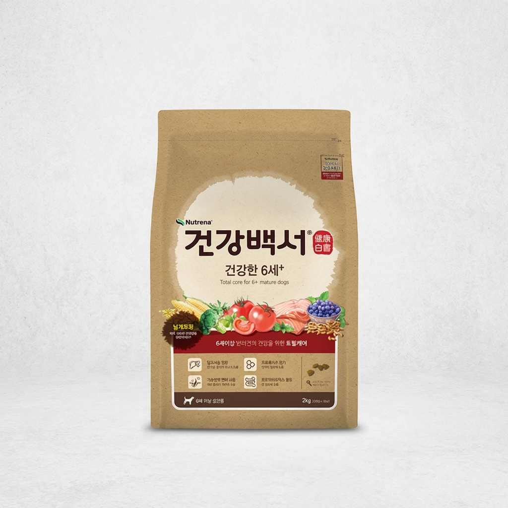 건강백서 뉴트리나 건강백서 건강한 6세+, 가수분해 연어, 2kg, 1개