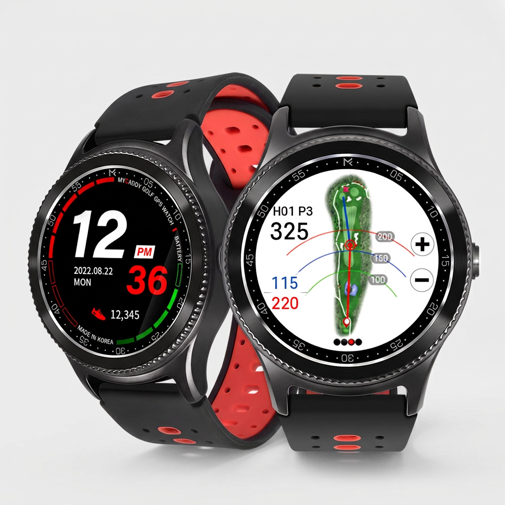 마이캐디 NEW GPS 골프 거리 측정기 시계형 워치형, M2, 1개