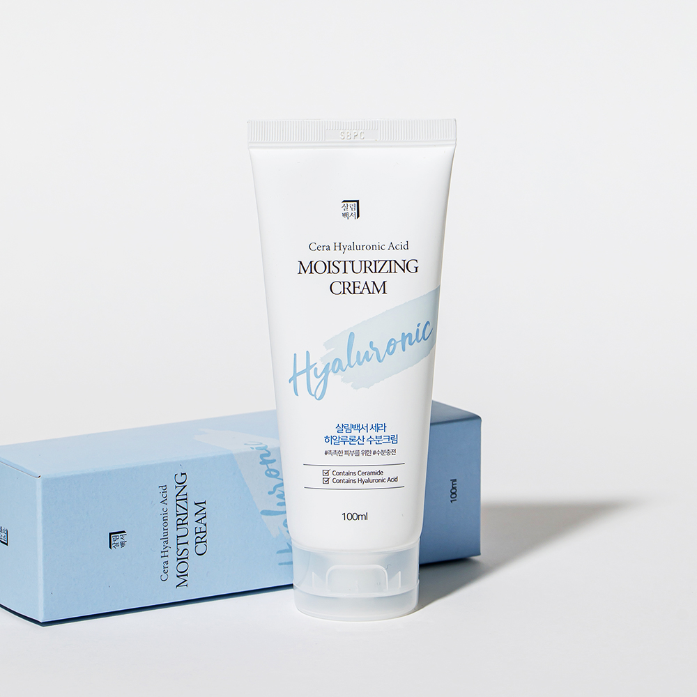 오가닉K 살림백서 세라 히알루론산 수분크림, 100ml, 1개