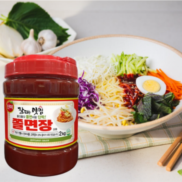 주식회사 담담맘 쫄면장 2kg 진미 프리미엄 만능 비빔장, 진미 쫄면장 2kg X 1통