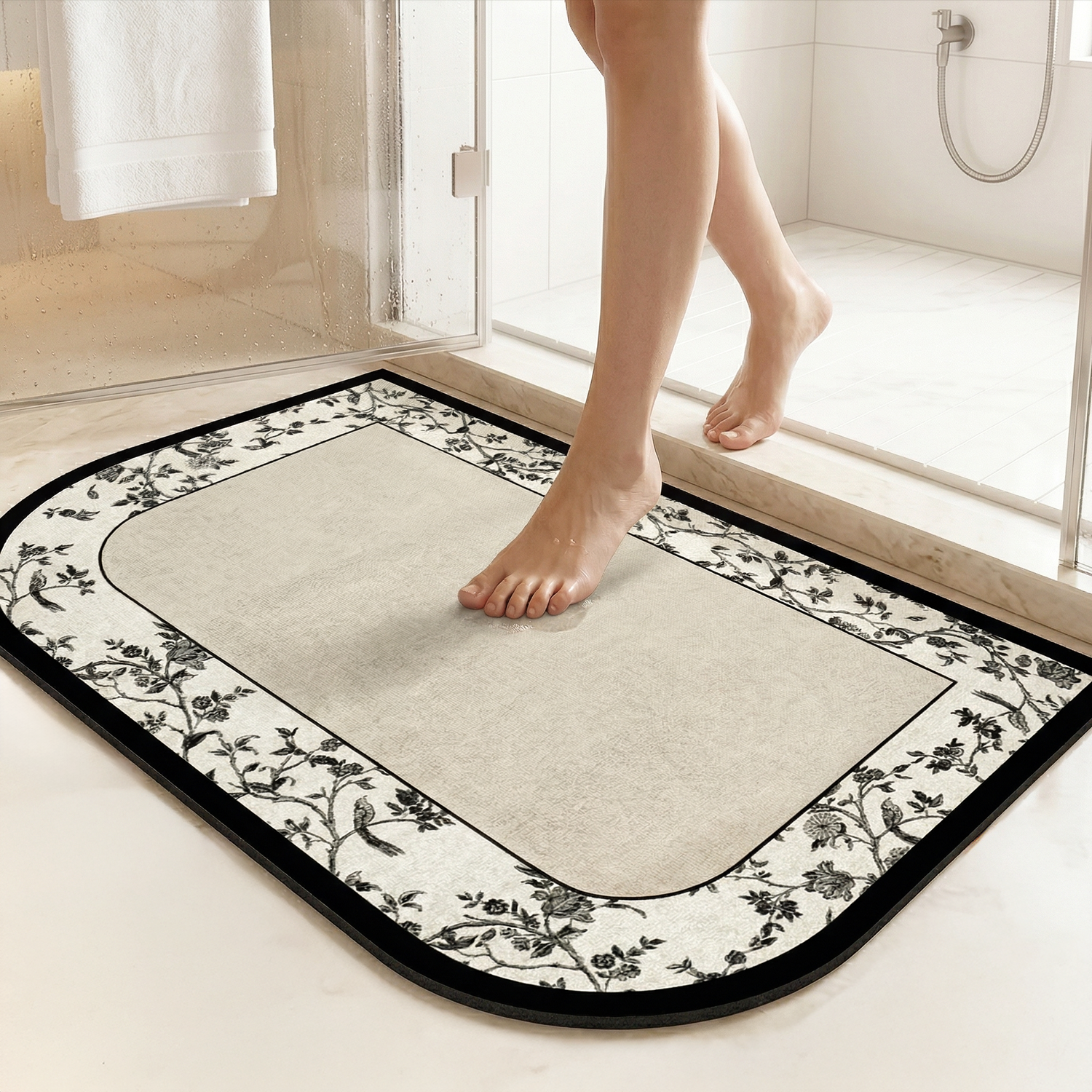 SEFLOW 소프트 규조토 논슬립 욕실발매트, 엔틱 가든, 60x40cm, 1개 가격 추이 세플로 SEFLOW 소프트 규조토 논슬립 욕실발매트, 엔틱 가든, 60x40cm, 1개 - 최저가 8,900원