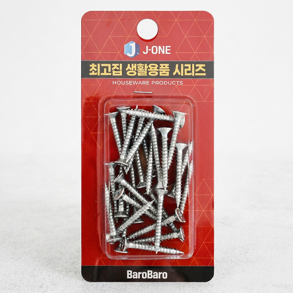 제이원 접시머리 나사못, 4x32mm, 1개